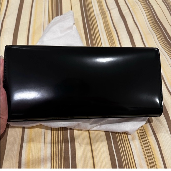Yves Saint Laurent Black Leather Clutch - Picture 7 of 11